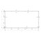 Mytee Products 5'x10ft Clear Vinyl Tarp - 24 MIL Thick HD Waterproof Vinyl Tarpaulin w/ Grommets, UV & Fire, 4PK CVT5-10x4 - alternate 9