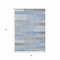 Homeroots 3' X 5' Denim Blue Gray And Ivory Floral Washable Indoor Outdoor Area Rug 617494 - alternate 9