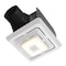 Broan-Nutone Roomside 70 CFM 2 Sones Bathroom Exhaust Fan with Bluetooth Speaker and Light BEL7A - alternate 1