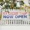 Signmission Ice Cream Shop Now Open, 24 Inch x 72 Inch, Vinyl Banner B-72-30704 - alternate 5