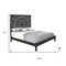 Homeroots Three Piece Black Solid Wood Bedroom Set 643650 - alternate 10