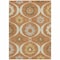 Homeroots 3' X 5' Orange Copper And Gray Medallion Washable Indoor Outdoor Area Rug 589638 - alternate 7