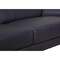 Homeroots 68in Navy Blue and Silver Italian Leather Loveseat 720581 - alternate 7