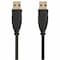 Monoprice Select USB 3.0 Type-A to Type-A Cable_ 1.5ft_ Black 38596 - alternate 1