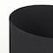 Homeroots Set of Two Black Metal 20 Ounce Round Pot Planters, 2PK 609411 - alternate 8