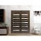 Sartodoors Solid French Double Doors 36 x 80in, Quadro 4445 Cognac Oak W/ Frosted Glass QUADRO4445DD-AKA-36 - alternate 1