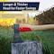 Kings County Tools Forest Felling Axe for Tree Cutting 31 in German-Made Maul w/ Ash Handle & Steel Wedge Blade GW54A03-07 - alternate 6