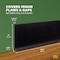Zoro Select Wall Base Molding, 120 ft L, Black 820N65 - alternate 7