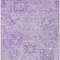 Homeroots 8' X 10' Lavender And Gray Damask Washable Indoor Outdoor Area Rug 603770 - alternate 8