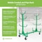 Greenlee Mobile Bar & Pipe Rack, Green, 100 Load Capacity, 4 Levels 668 - alternate 11