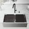 Vigo Handmade 36-in Stainless Steel Single-Bowl Slotted Apron Front Farmhouse Kitchen Sink Workstation VGS3620SA - alternate 6