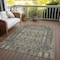 Homeroots 3' X 5' Gray Taupe And Beige Moroccan Washable Indoor Outdoor Area Rug 577199 - alternate 8