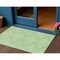 Homeroots 3' X 5' Mint Green And Ivory Geometric Washable Indoor Outdoor Area Rug 598592 - alternate 1