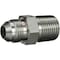 Gates Male JIC 37 Flare to Male Pipe NPTF SAE to SAE G60490-0408 - alternate 6