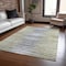 Homeroots 9' X 12' Beige Tan And Taupe Striped Washable Indoor Outdoor Area Rug 577978 - alternate 7