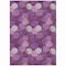 Homeroots 10' X 14' Eggplant Lavender And Ivory Polka Dot Washable Indoor Outdoor Area Rug 594231 - alternate 8