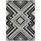 Homeroots 8' X 10' Black Gray And Ivory Tribal Washable Indoor Outdoor Area Rug 598097 - alternate 9