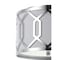 Jonathan Y Hex 2-Light 12.5" Metal LED Flush Mount, Chrome JYL3501B - alternate 6