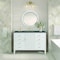 James Martin Vanities Myrrin 48in Vanity, Bright White w/ 3 CM Parisien Bleu Silestone Top w/FreePower Wireless Charger 485-V48-BW-FPBL - alternate 8