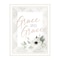 Homeroots Grace Upon Grace White Framed Print Wall Art 529835 - alternate 1