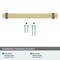Amerock Overton 6-5/16 in 160 mm Center-to-Center Brushed Gold/Black Chrome Cabinet Pull BP36683BGLBCR - alternate 5