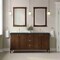 James Martin Vanities Kinnsden 72" Double Vanity, Sable Oak w/ 3 CM Charcoal Soapstone Silestone Top D680-V72-SBK-3CSP - alternate 9