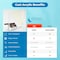 Fab Glass And Mirror Pack of 2 Plexiglass Sheets 1/8in thick, Clear 6in x12in  Rectangle Acrylic Sheets with Pro... ACR3M6X12RC - alternate 7