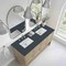 James Martin Vanities Breckenridge 60 in. Double Vanity, Whitewashed Oak, w/ 3 CM Charcoal Soapstone Quartz Top 330-V60D-WWO-3CSP - alternate 6