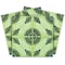 Homeroots 12" X 12" Green Aegean Orb Removable Peel and Stick Tiles 555970 - alternate 1