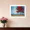 Homeroots Red Tree 3 White Framed Print Wall Art 405597 - alternate 4