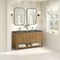 James Martin Vanities Breckenridge 60 in. Double Vanity, Light Natural Oak, w/ 3 CM Parisien Bleu Quartz Top 330-V60D-LNO-3PBL - alternate 5