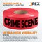 Jrex Safety Crime Scene Do Not Cross Tape Roll - 3 Mil - 1000 Ft x 3 Inch Wide Each - Red, 16PK PCST-JR-RED-3M-16PK - alternate 5