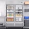 Koolmore 54 in. Commercial Two Glass Door Convertible Reach-In Refrigerator/Freezer with 49 Cu. Ft. Capacity KM-RIC-2DGD - alternate 7
