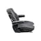 Uni Pro 731 Seat Top Assembly, With Armrests, Black/Gray Fabric 8374 - alternate 8