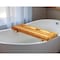 Homeroots 29" Natural Teak Wood Bath Tray And Seat 376658 - alternate 7