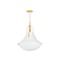 Hudson Valley Lighting Coventry 16 in. Pendant Vintage Gold Leaf/ White Plaster 4516-VGL/WP - alternate 4