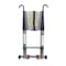 Wrightmaster 21.3 ft. Aluminum Extension Ladder with Hook and Mobility Wheels, 330 lbs. Load Capacity ZOR-1065-SLV - alternate 1