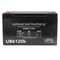 Upg Sealed Lead-Acid Battery, 6V, Lead Acid Chemistry UB6120 - alternate 6