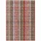 Homeroots 8' X 10' Red Pink And Pewter Plaid Washable Indoor Outdoor Area Rug 614002 - alternate 8
