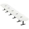 Skutchi Designs 22ft Racetrack Conference Table With Power | Harmony Series | 22 Person Meeting Room Table HAR-RAC-48X264-T.BK-W960-EBLK - alternate 1