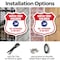 Signmission Pool Safety Shield Sign Attention Watch, 6 inch X 6 inch, Plastic Sign, 2PK SHI-P-2PACK-6-430 - alternate 6