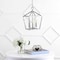 Jonathan Y Ojai 10" 3-Light Iron Classic Modern Pagoda LED Pendant Lantern, Chrome JYL7601C - alternate 10