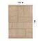 World Rug Gallery Contemporary Stripe Weather Resistant Reversible Indoor/Outdoor Rug 7 ft 10 in x 10 ft Natural WR113NATURAL8X10 - alternate 6
