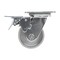 Vestil Cast Iron/Steel Swivel With Total Brake Caster 4 In. Diameter x 2 In. Width 1100 lb Silver CST-VE-4X2CI-SWTB - alternate 5