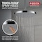 Delta Universal Showering Components: H2Okinetic Single Setting Shower Head With Ultrasoak 52160-PR - alternate 7
