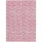 Homeroots 10' X 14' Pink And Ivory Geometric Washable Indoor Outdoor Area Rug 583383 - alternate 7