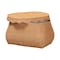 Bali & Pari Ayleen Natural Rattan Basket with Scalloped Lid - Handwoven Wicker Storage Box, Home Decor, Medium 267-14596-ZORO - alternate 8