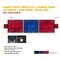 Mytee Products Heavy Duty 18oz 3 Pc Lumber Tarp (8 ft Drop) - Red Ends - Blue Mid 3PCLT-R-BL-R - alternate 5