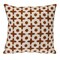 Homeroots 18" Beige and Brown Geometric Cotton Throw Pillow 529308 - alternate 6