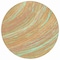 Homeroots 8' Gold Sky Blue And Coral Round Abstract Washable Indoor Outdoor Area Rug 631247 - alternate 6